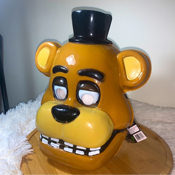 Rubie's Other - Five Nights At Freddy's 1/2 Mask Adult Fazbear Bear PVC Mask FNAF Horror Game